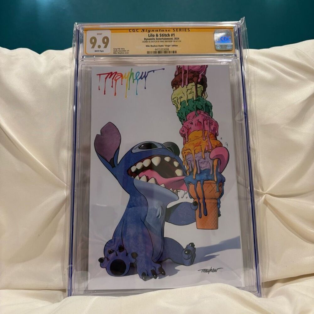 Lilo & Stitch #1 -Mike Mayhew Exclusive Virgin Edition- LTD ONLY 500 CGC SS 9.9